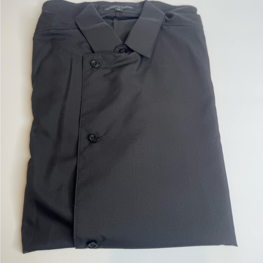 Men's Black Casual Button Down Shirt